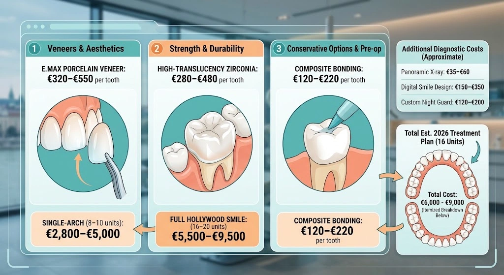 Hollywood Smile Cost Breakdown in Hungary